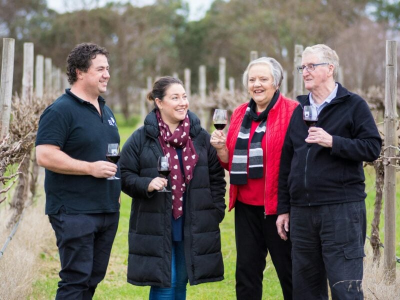 Trotters in the vines