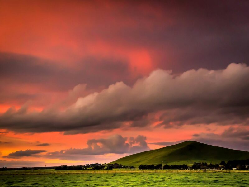 Mount Muirhead sunset