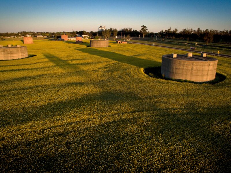 WWII Fuel Storage Tanks