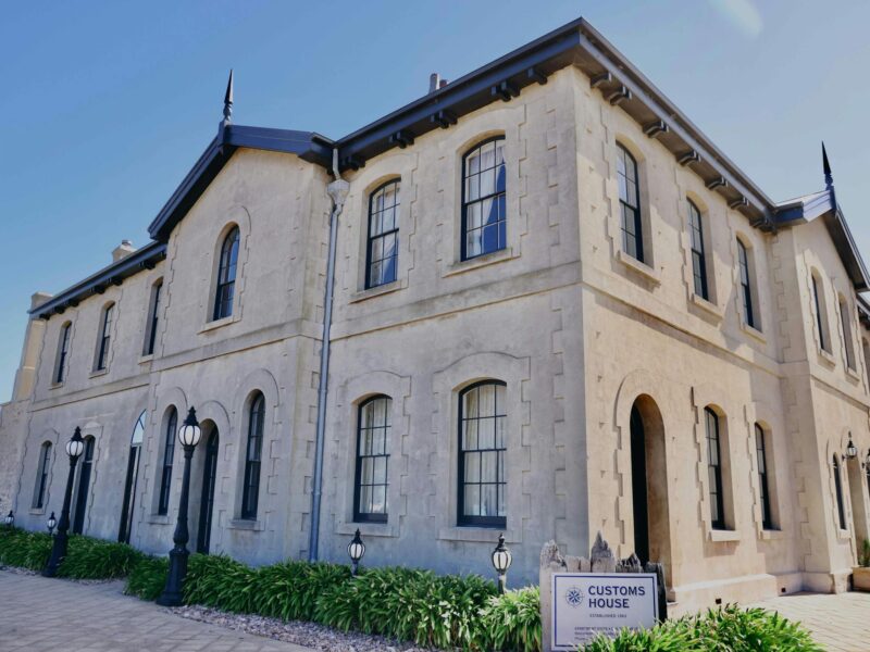 Exterior photograph of the Customs House at Port MacDonnell