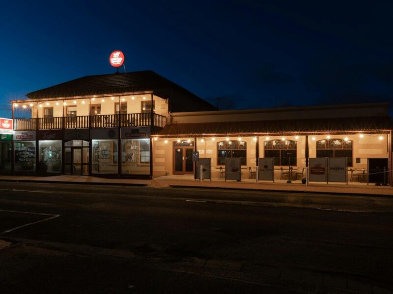 Vic Hotel Night lights