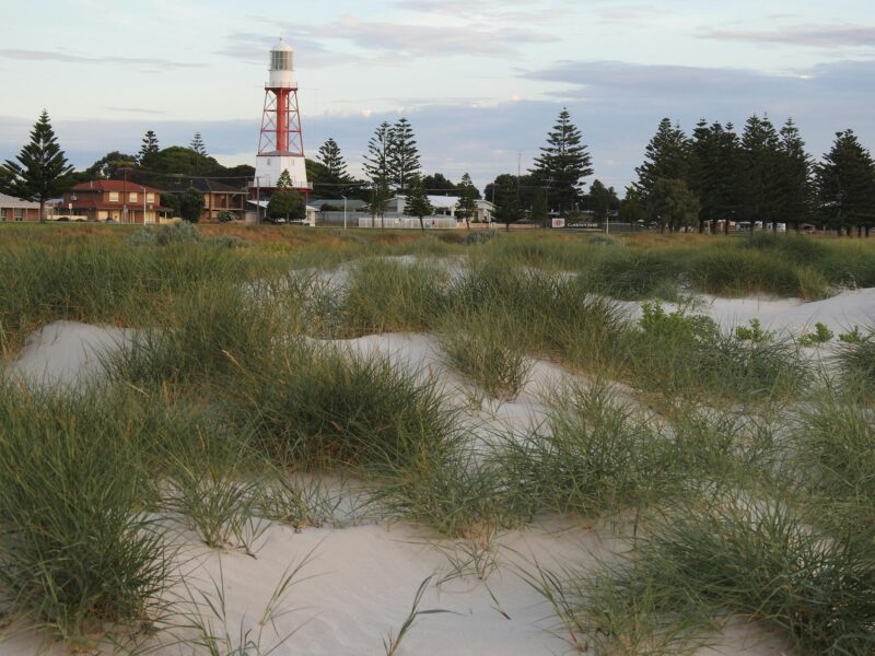 View of the Lighthouse from the beach