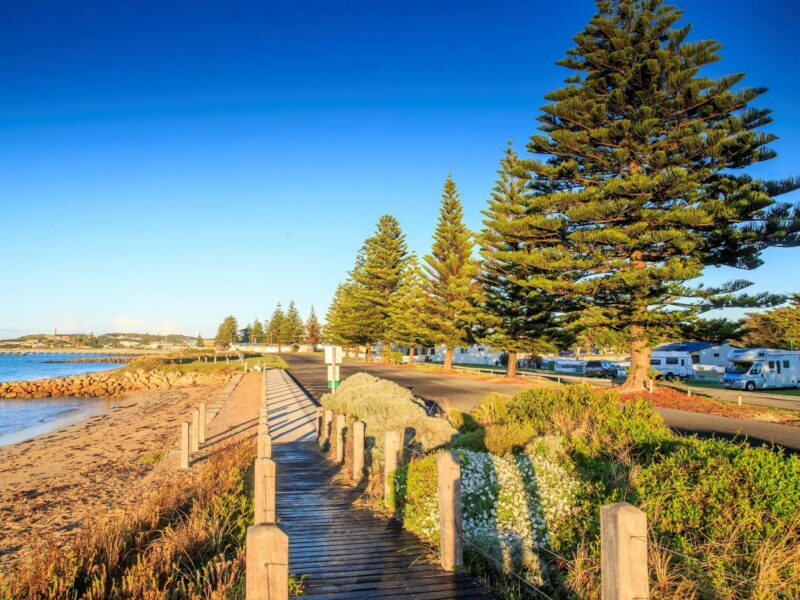 ATDW Beachport Caravan Park.jpeg View from Beach Road