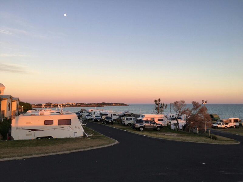 Sea Vu Caravan Park, Robe at Sunrise