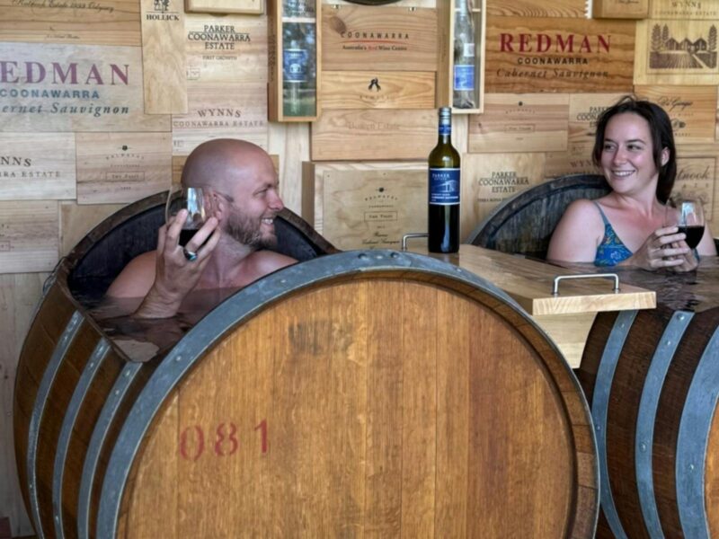 Wine Barrel Baths