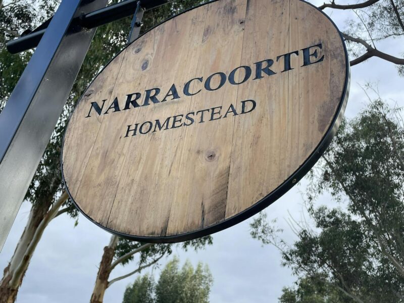 Narracoorte Homestead sign
