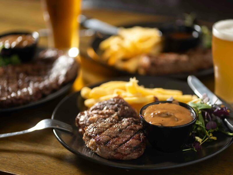 Choose from Porterhouse, Rump or Scotch Fillet. Gravies & toppings extra