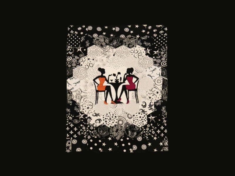 Julie Ricketts, Happy hour, 2025, quilt. Courtesy of the artist