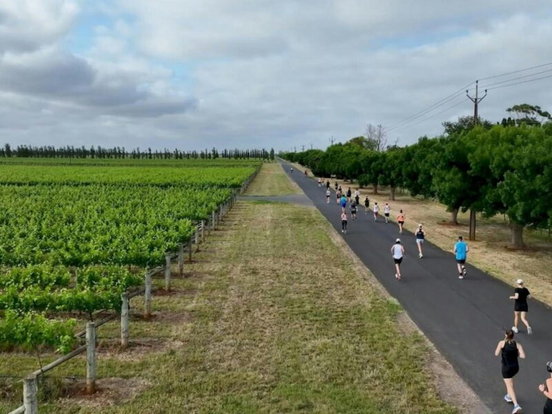 Coonawarra running festival scenic track